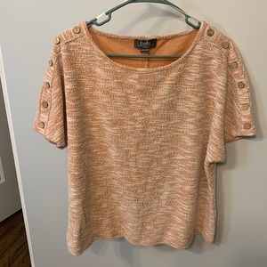 3/$18 Pink & White Women’s Dress Top